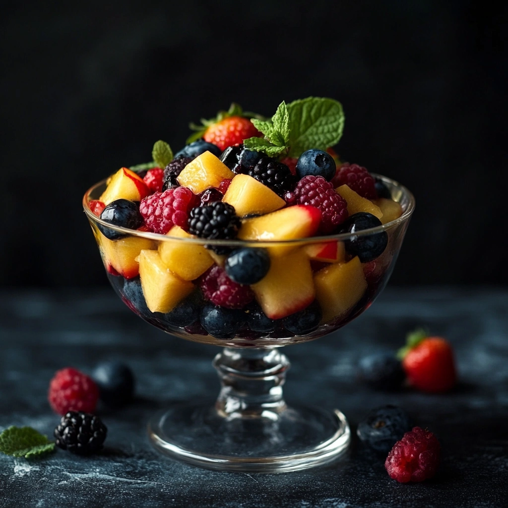 Фруктовий салат із свіжих фруктів